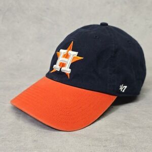 47 Brand‎ Houston Astros Baseball Cap Hat OSFA Orange Blue MLB